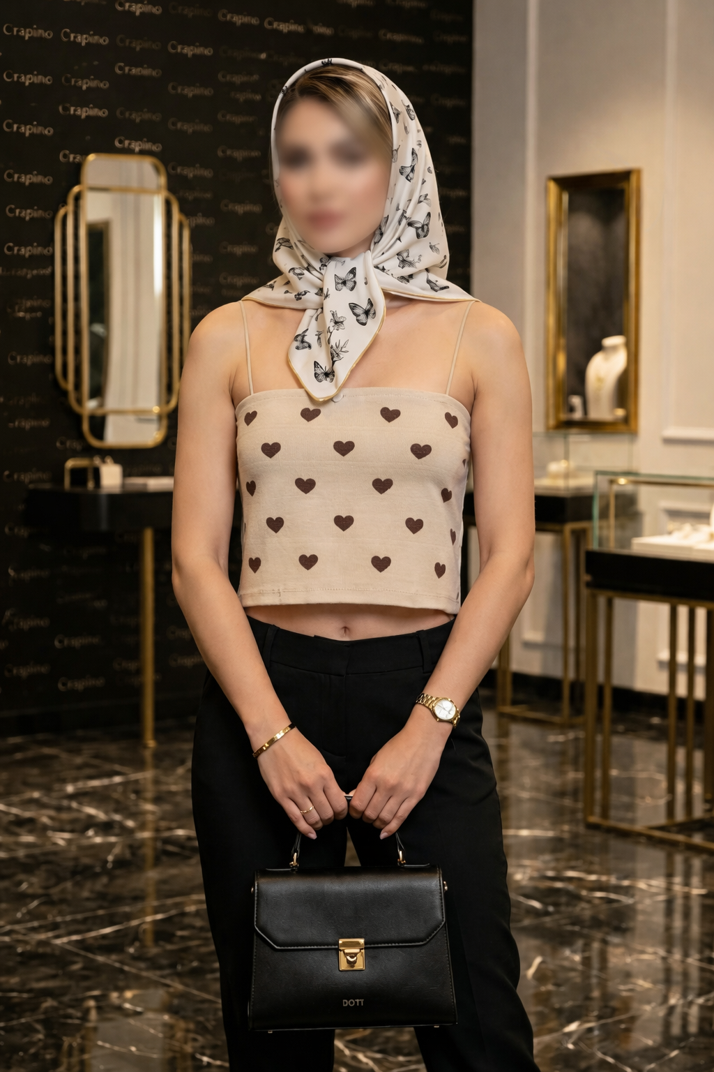 تاپ بند ماکارون طرحدار